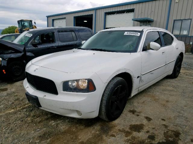 2B3CA3CVXAH256132 - 2010 DODGE CHARGER SX WHITE photo 2