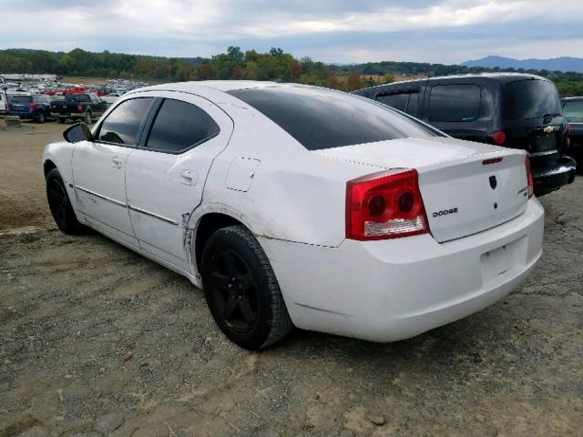 2B3CA3CVXAH256132 - 2010 DODGE CHARGER SX WHITE photo 3