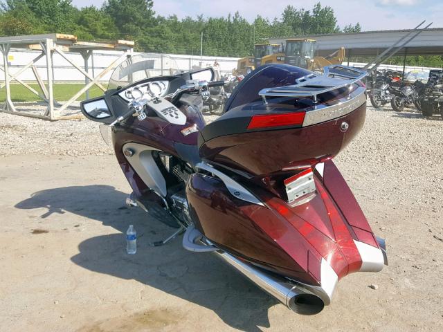 5VPSD36D783008245 - 2008 VICTORY MOTORCYCLES VISION DEL BURGUNDY photo 3