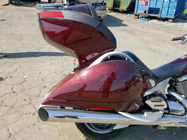 5VPSD36D783008245 - 2008 VICTORY MOTORCYCLES VISION DEL BURGUNDY photo 6