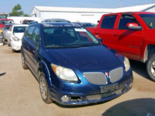 5Y2SL63835Z415949 - 2005 PONTIAC VIBE BLUE photo 1