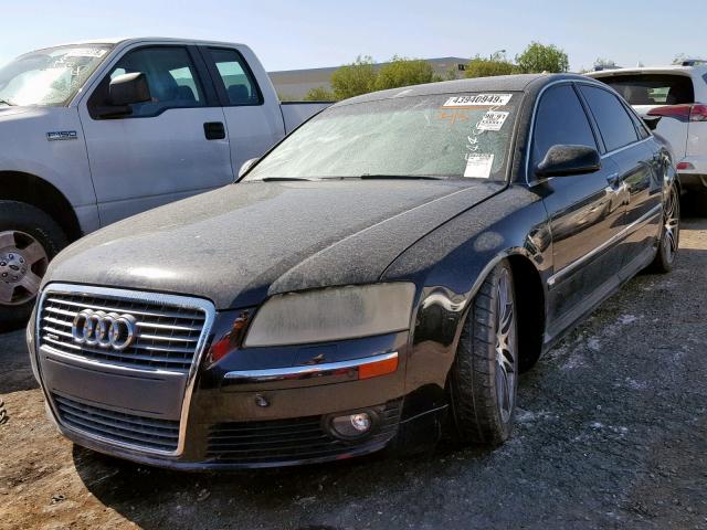 WAUMV44E57N014793 - 2007 AUDI A8 L QUATT BLACK photo 2