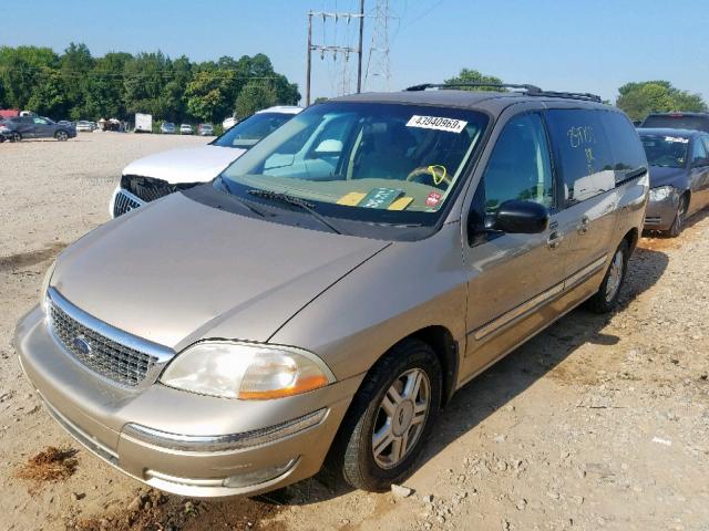 2FMZA52481BB90658 - 2001 FORD WINDSTAR S BEIGE photo 2