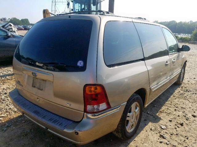 2FMZA52481BB90658 - 2001 FORD WINDSTAR S BEIGE photo 4