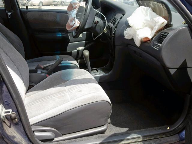 1Y1SK5263VZ454551 - 1997 GEO PRIZM BASE BLUE photo 5