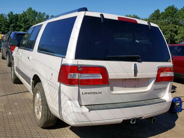 5LMJJ3J57BEJ02214 - 2011 LINCOLN NAVIGATOR WHITE photo 3