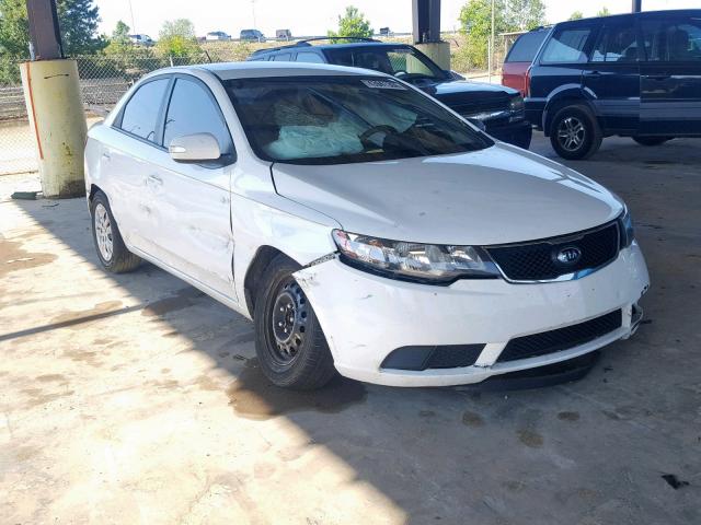 KNAFU4A25A5816273 - 2010 KIA FORTE EX WHITE photo 1