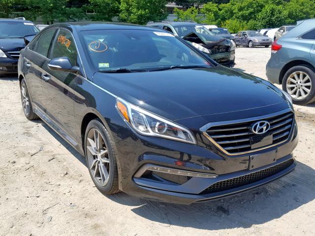 5NPE34AB9FH041341 - 2015 HYUNDAI SONATA SPO BLACK photo 1