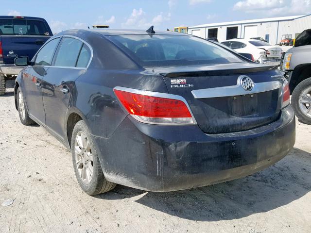 1G4GC5ER4DF296424 - 2013 BUICK LACROSSE BLACK photo 3