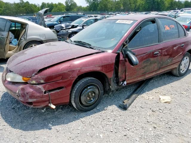 1G8ZG52882Z154029 - 2002 SATURN SL1 BURGUNDY photo 9