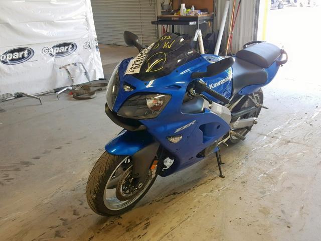 JKAZX4J178A073092 - 2008 KAWASAKI ZX600 J1 BLUE photo 2