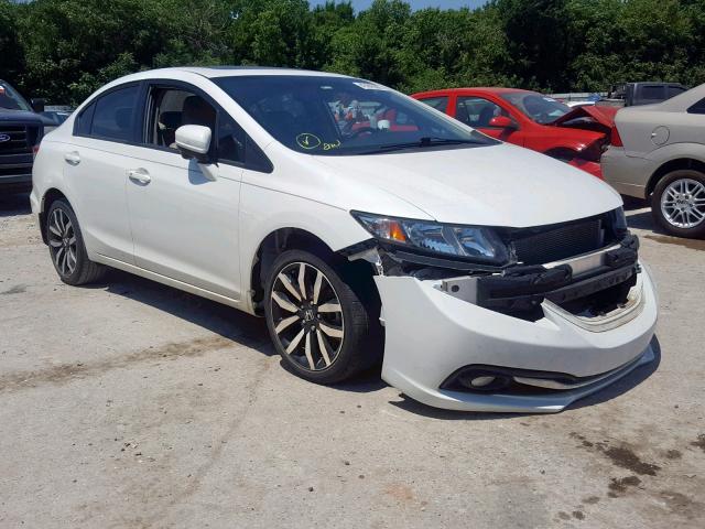 19XFB2F9XFE043458 - 2015 HONDA CIVIC EXL 白色 照片 1