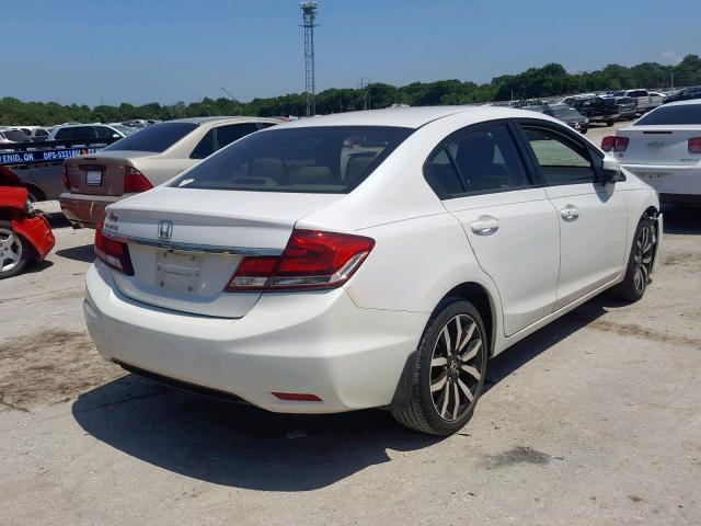 19XFB2F9XFE043458 - 2015 HONDA CIVIC EXL 白色 照片 4
