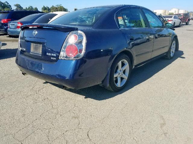 1N4BL11D95N496553 - 2005 NISSAN ALTIMA SE BLUE photo 4