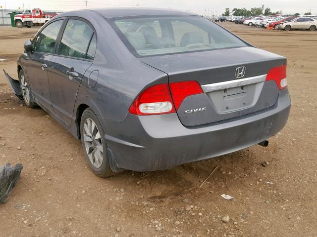 19XFA1F99BE023760 - 2011 HONDA CIVIC EXL 黑色 照片 3