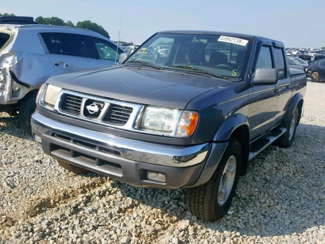 1N6ED27T0YC338060 - 2000 NISSAN FRONTIER C GRAY photo 2