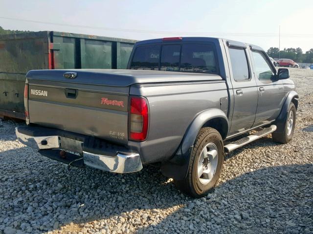 1N6ED27T0YC338060 - 2000 NISSAN FRONTIER C GRAY photo 4