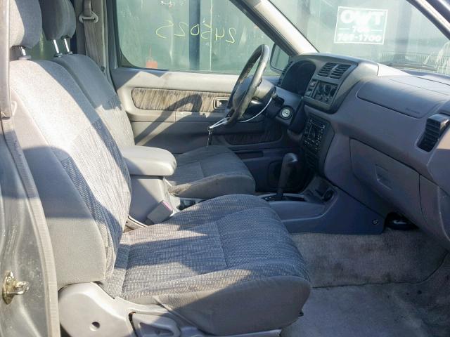 1N6ED27T0YC338060 - 2000 NISSAN FRONTIER C GRAY photo 5