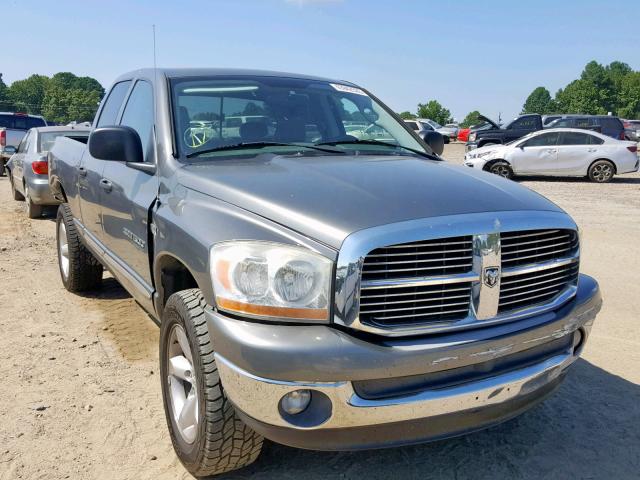 1D7HU182X6S552286 - 2006 DODGE RAM 1500 S GRAY photo 1