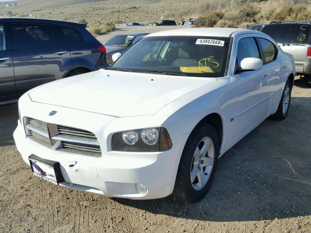 2B3CA3CVXAH302073 - 2010 DODGE CHARGER SX WHITE photo 2