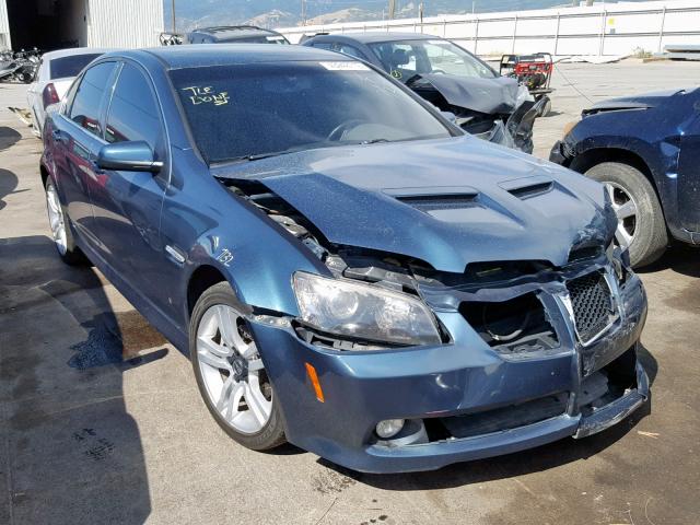 6G2ER57759L183216 - 2009 PONTIAC G8 BLUE photo 1