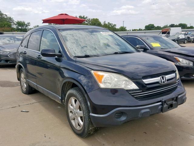 JHLRE48757C060367 - 2007 HONDA CR-V EXL BLACK photo 1