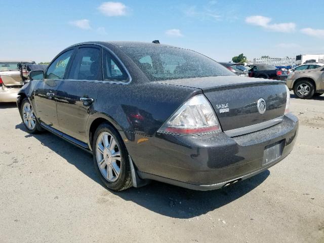 1MEHM42W48G604992 - 2008 MERCURY SABLE PREM GRAY photo 3