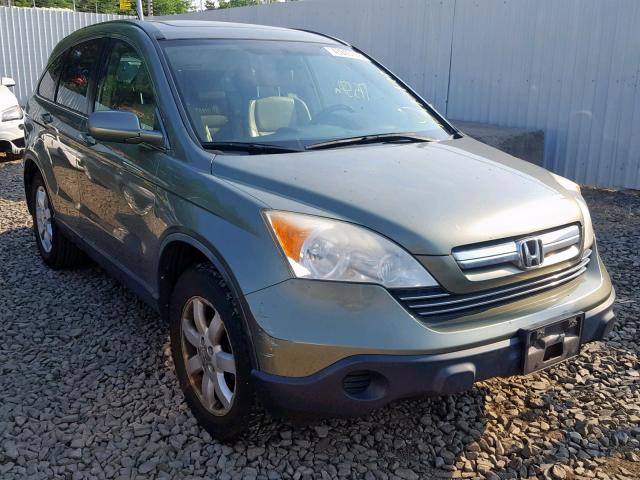 JHLRE48778C041854 - 2008 HONDA CR-V EXL GREEN photo 1