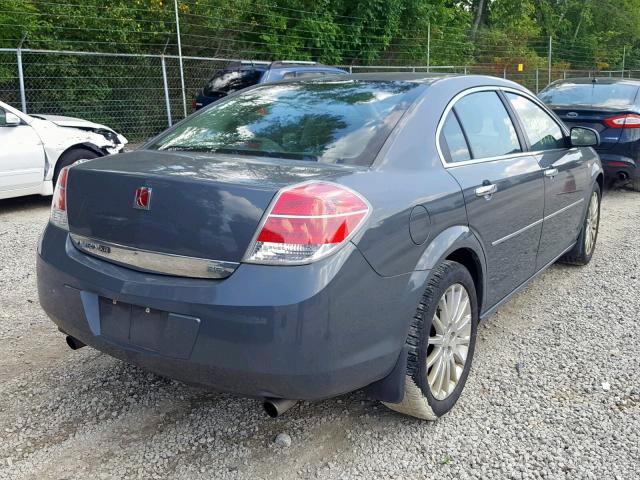 1G8ZV57738F156528 - 2008 SATURN AURA XR GRAY photo 4