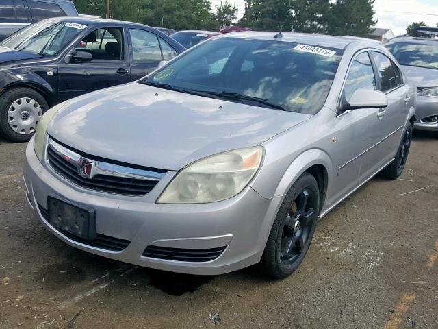 1G8ZS57N37F144949 - 2007 SATURN AURA XE SILVER photo 2