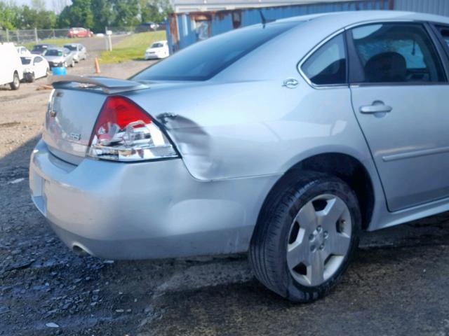 2G1WD57C591237721 - 2009 CHEVROLET IMPALA SS SILVER photo 10