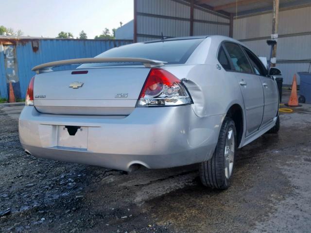 2G1WD57C591237721 - 2009 CHEVROLET IMPALA SS SILVER photo 4