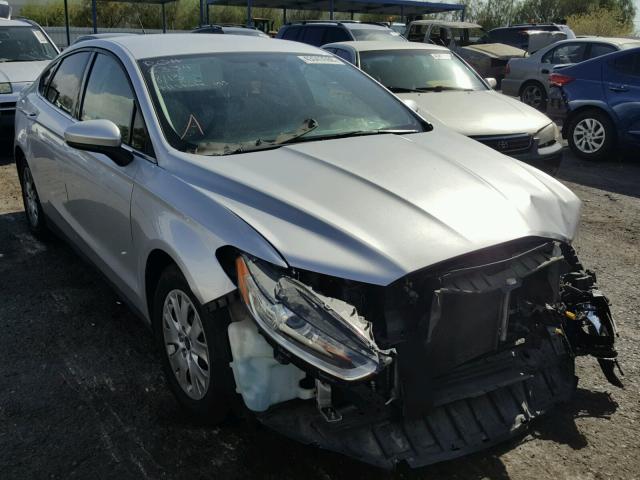 3FA6P0G73ER111664 - 2014 FORD FUSION S SILVER photo 1