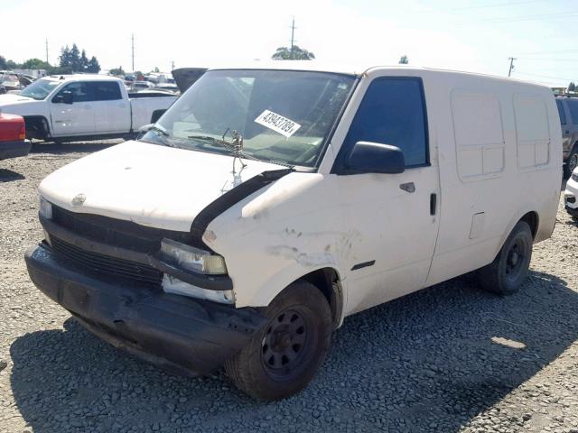 1GBDM19W3SB125766 - 1995 CHEVROLET ASTRO WHITE photo 2