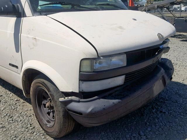 1GBDM19W3SB125766 - 1995 CHEVROLET ASTRO WHITE photo 9