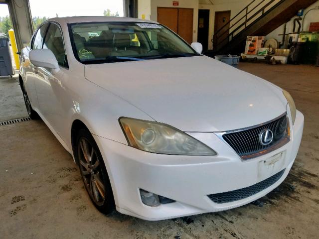 JTHBK262382074308 - 2008 LEXUS IS 250 WHITE photo 1