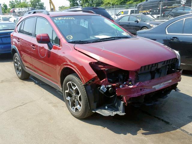 JF2GPACC6E8308774 - 2014 SUBARU XV CROSSTR RED photo 1