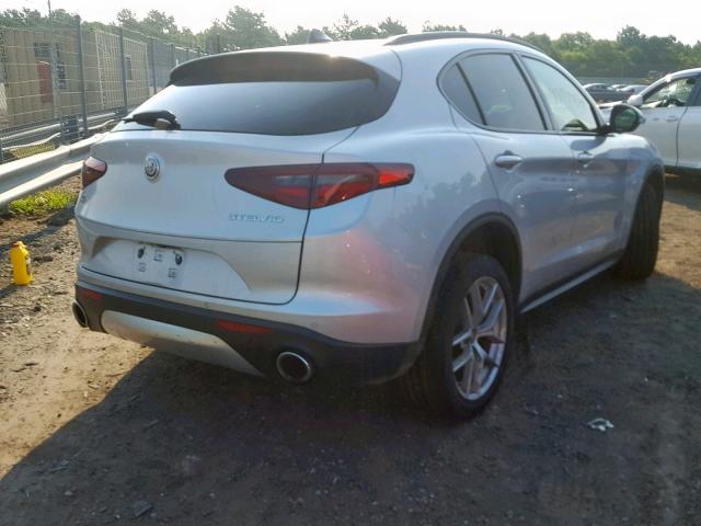 ZASFAKPN7J7B94501 - 2018 ALFA ROMEO STELVIO SP SILVER photo 4