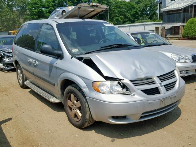 1D4GP45R16B536836 - 2006 DODGE CARAVAN SX SILVER photo 1