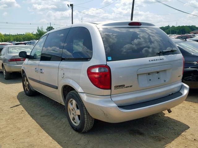 1D4GP45R16B536836 - 2006 DODGE CARAVAN SX SILVER photo 3