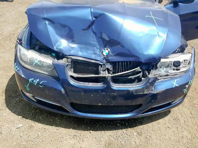 WBAPM5C54BE576121 - 2011 BMW 335 I BLUE photo 7