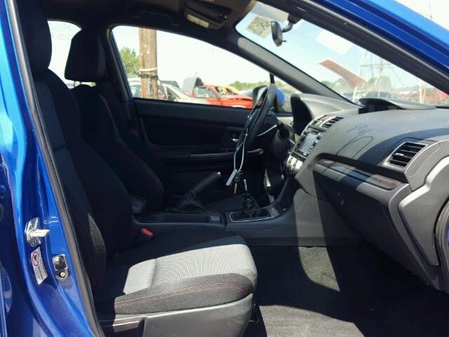 JF1VA1B69H9802473 - 2017 SUBARU WRX BLUE photo 5