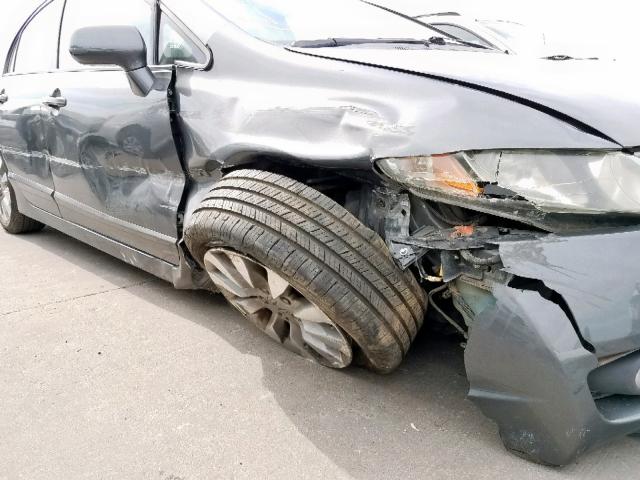 2HGFA1F93AH549905 - 2010 HONDA CIVIC EXL 灰色 照片 9