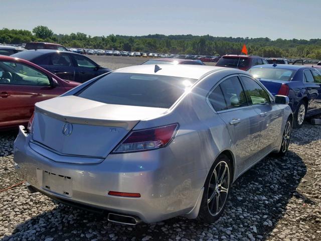 19UUA8F55DA001100 - 2013 ACURA TL TECH SILVER photo 4