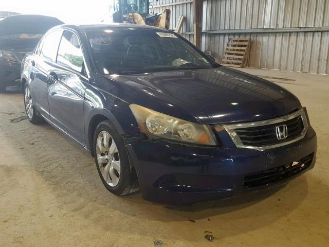 1HGCP26828A047331 - 2008 HONDA ACCORD EXL BLUE photo 1