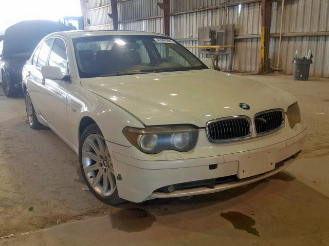 WBAGL63443DP61437 - 2003 BMW 745 I WHITE photo 1