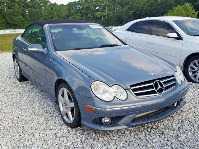 WDBTK72G27T079995 - 2007 MERCEDES-BENZ CLK 550 GRAY photo 1