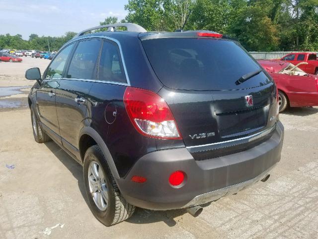 3GSDL43N58S691753 - 2008 SATURN VUE XE BLACK photo 3