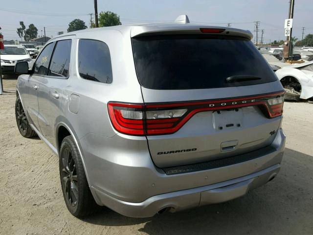 1C4SDHCT8FC873715 - 2015 DODGE DURANGO R/ SILVER photo 3