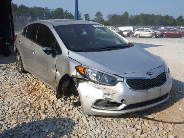 KNAFZ4A82F5263093 - 2015 KIA FORTE EX SILVER photo 1